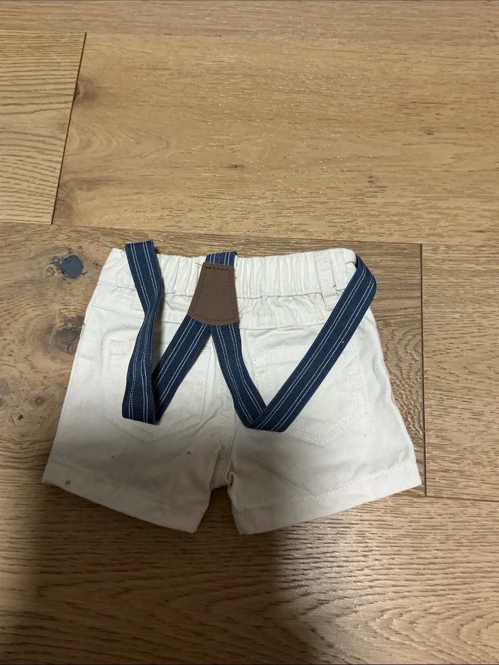 Carter's Light Pink Button-Front Bodysuit with Cream Shorts